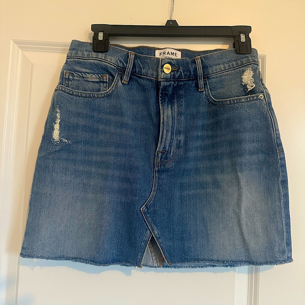 Frame Denim Mini Skirt Size 27